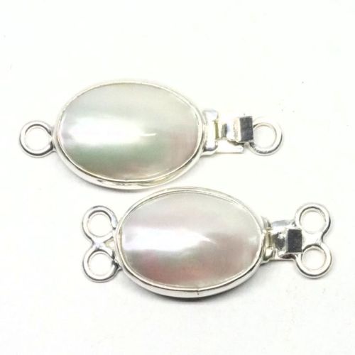 Mother-of-pearl box clasp