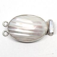 Large mother of pearl clasp