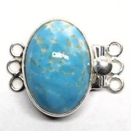 Faux turquoise clasp