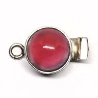 Pink cat's eye clasp