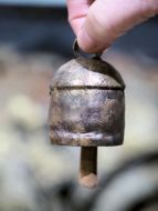 Hand-made copper bell, 2 inch