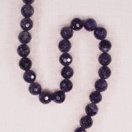 8 mm faceted amethyst round beads