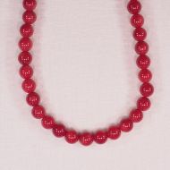 9 mm round bamboo coral beads