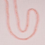 3 mm light pink coral bead