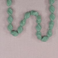 Vintage German turquoise twist beads