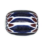 Traditional blue and white chevrons 20 mm