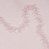 6 mm rose quartz diamond beads
