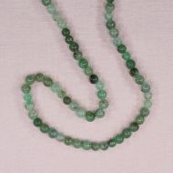 6 mm round chrysoprase beads