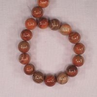 14 mm round sardonyx beads