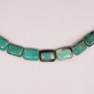 16 mm 18 mm rectangular African turquoise beads